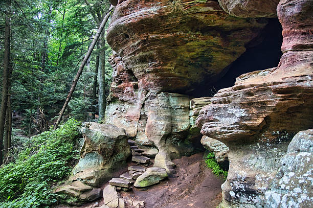istock Rock in the Forest at Hocking Hills 2220027767