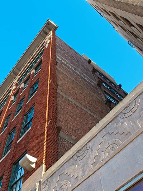 istock Art deco brick building details in Little Rock 2220032523