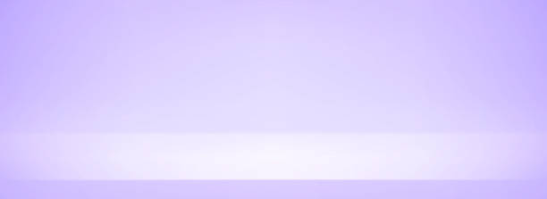 istock Lavender gradient studio room design. Light purple podium concept wallpaper. Wall and floor surface backdrop for presentation, product showcase, mockup template. Vector empty shelf display backdrop 2220033873