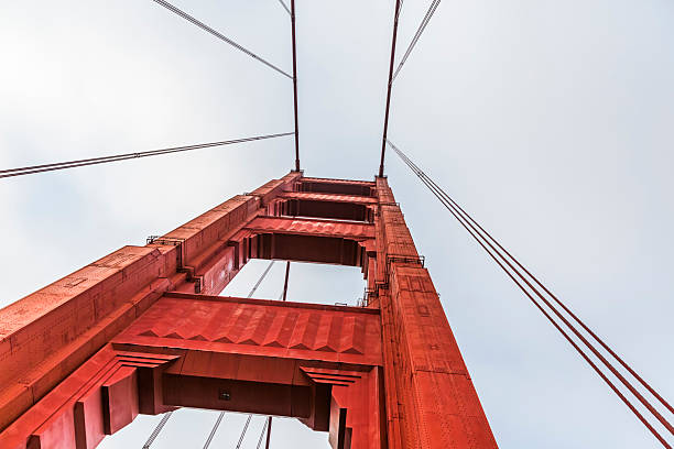 istock Golden Gate Bridge Tower in San Francisco 2220039654