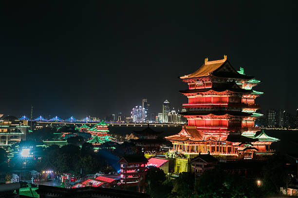istock Tengwang Pavilion at night 2220040269