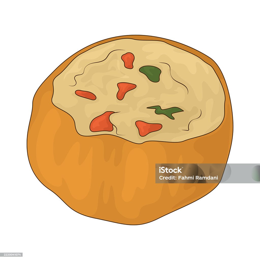 Clam Chowder Vector Clam Chowder Stock Illustration - Download Image Now - Cafe, Chowder ...
