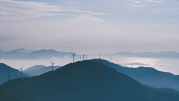 istock Windmills at Xiachuan Island 2220041866