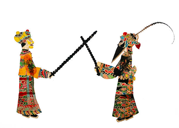 istock Shadow puppetry models in Chinese shadow puppetry 2220060534