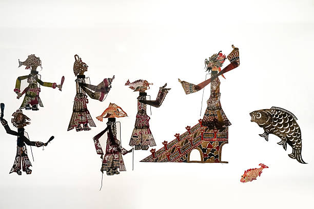 istock Shadow puppetry models in Chinese shadow puppetry 2220060622