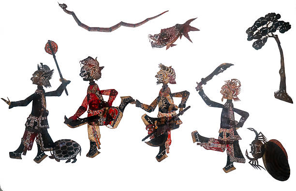 Shadow puppetry models in Chinese shadow puppetry