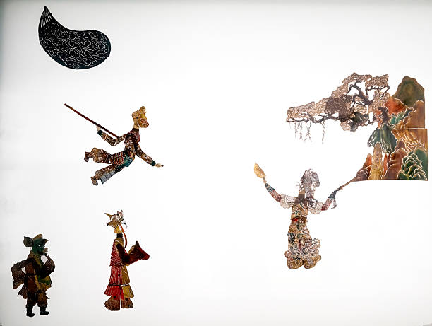 istock Shadow puppetry models in Chinese shadow puppetry 2220060931