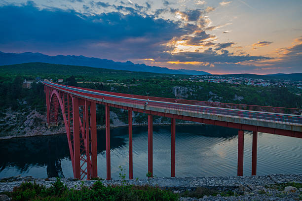 Maslenica Bridge  in Croatia.