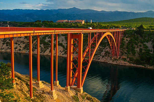 Maslenica Bridge  in Croatia.