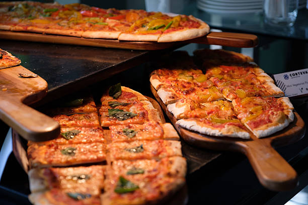 istock home made ellipse pan pizza on served 2220075276