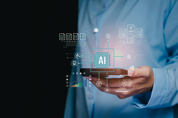 istock Ai for business. Digital Transformation and Artificial Intelligence Integration in Business Processes 2220084459