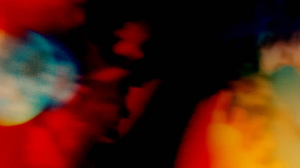 istock Vivid Abstract Light Blur in Red, Yellow, Blue, and Black 2220090062