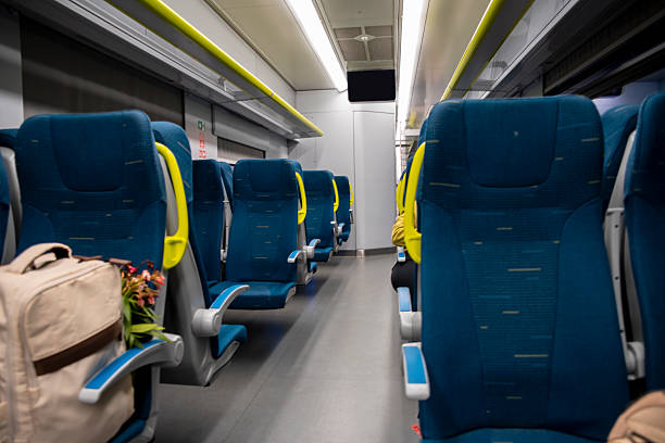 modern railway carriage interior