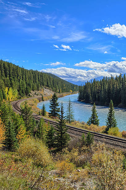 istock Morant’s Curve in Banff National Park, Alberta, Canada. 2220098095