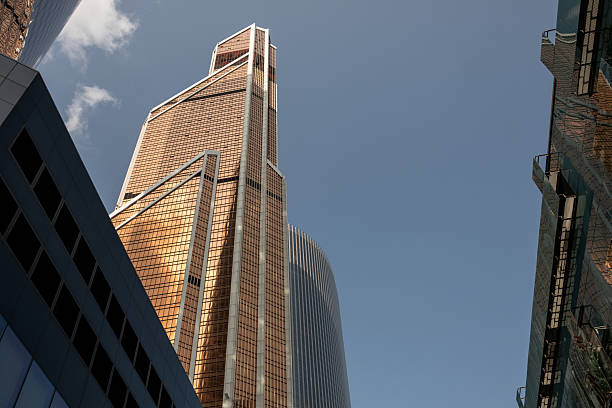 istock Moscow City Skyline Features Modern Architecture With Towering Skyscrapers Under a Clear Blue Sky During Daylight Hours 2220107008