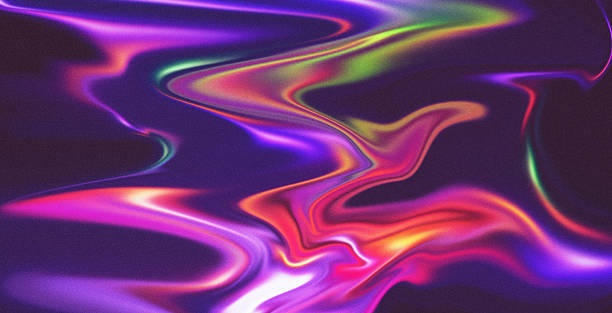 istock 4K Beautiful color gradient background with noise. Abstract pastel holographic blurred grainy gradient banner background texture Colorful digital grain soft noise effect Nostalgia, vintage, retro 2220108845