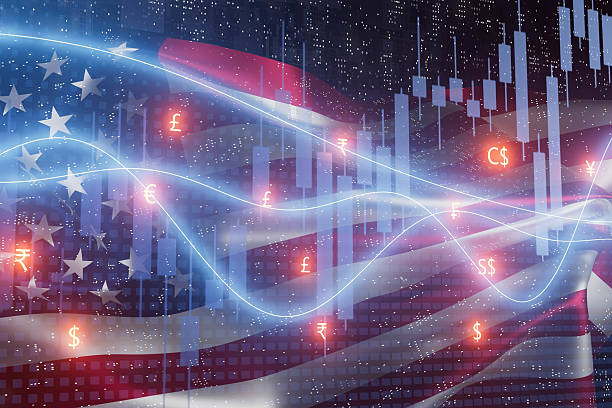 istock A flag with a bunch of numbers on it 2220111619