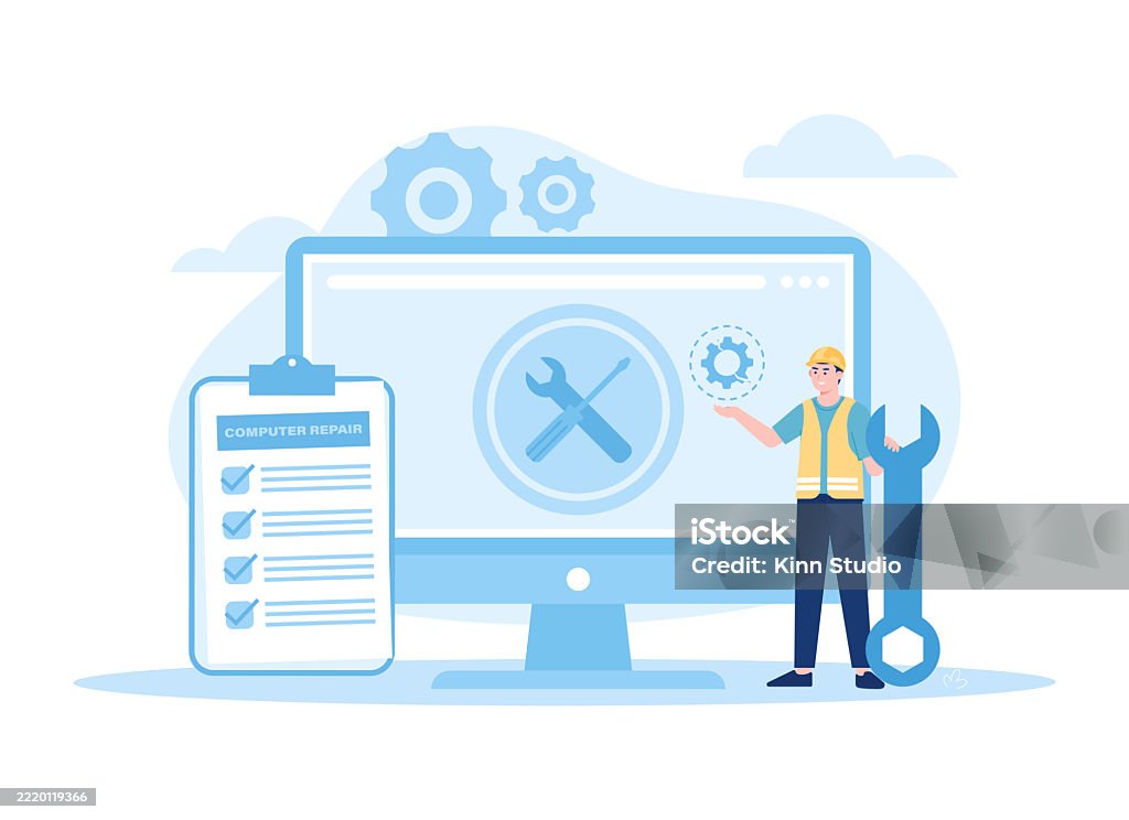 Maintenance Problem Finding Image System Maintenance Fixing Problems Software System Is Under Maintenance ...