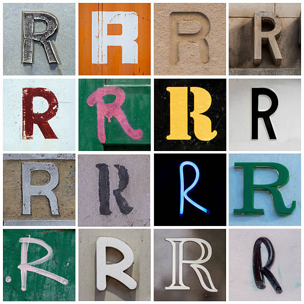 istock Urban street 16 letters R - #01 2220124596