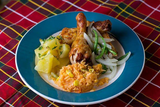 istock A balanced meal showcasing succulent chicken with rice 2220132926