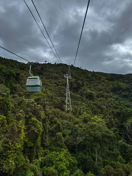 istock Scenic Skyrail Rainforest Cableway Ride Over Tropical Rainforest Canopy in Queensland, Australia 2220151866