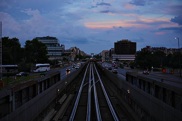 A railway track is the structure on a railway or railroad that enables trains to move by providing a dependable surface for their wheels to roll upon.