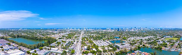 istock Aerial panorama Hallandale Beach Florida 2220158223