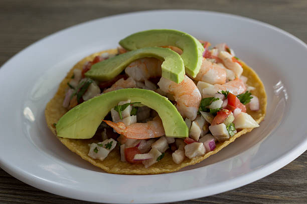 istock This refreshing ceviche features tender shrimp marinated in zesty lime 2220160649