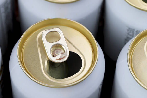 istock Cold canned beer ready to drink in the fridge 2220188860