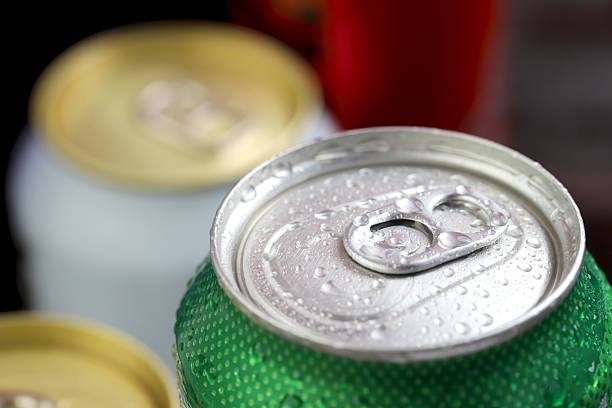 istock Cold canned beer ready to drink in the fridge 2220188985