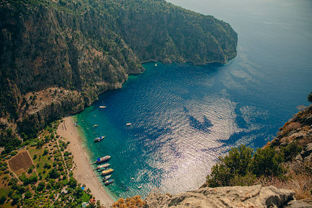 Butterfly valley from Oludeniz. Fethiye / Turkey.