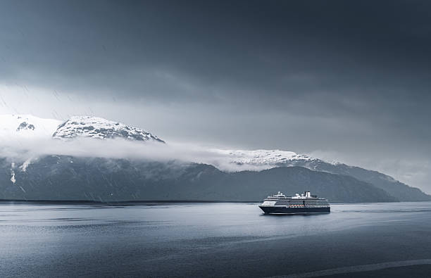 istock Ship sailing along shores of Inside Passage, Alaska, USA 2220206876