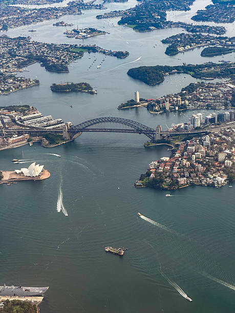 istock Aerial view over Sydney Harbour 2220207912