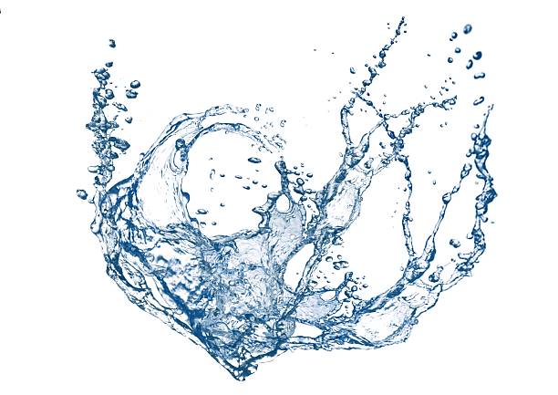 istock Abstract blue water swirl 3d illustration 2220212665