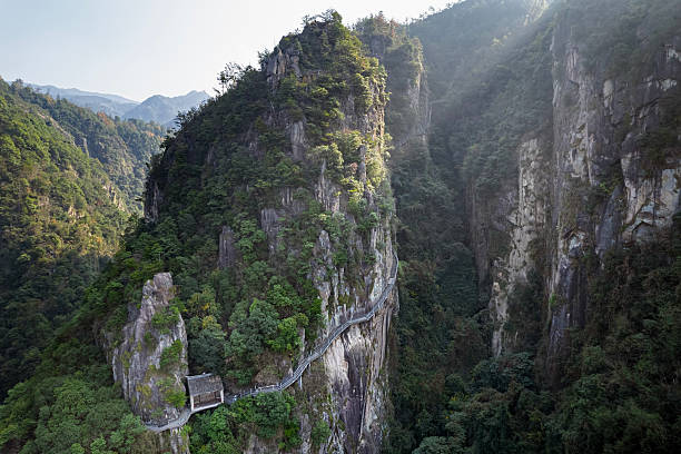 istock Walkway in Tiantai Mountain 2220217350
