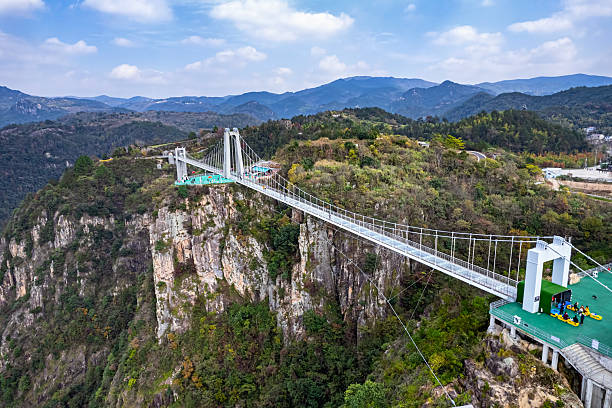 istock Walkway in Tiantai Mountain 2220217379