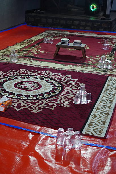 istock Prepared for an Indonesian a communal Islamic study and prayer gathering 2220217547