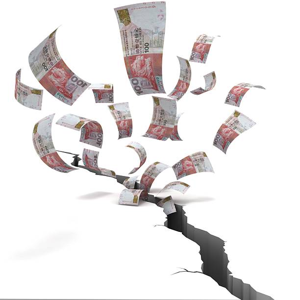 istock Hong Kong money falling finance crisis 2220217718