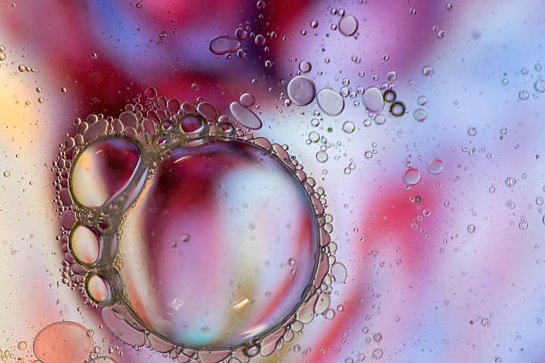 istock Bubbles in a fluid, extreme close-up, abstract background 2220219831
