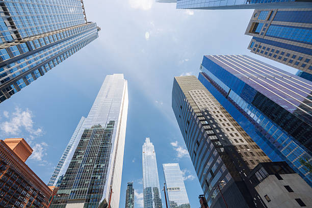 istock Vibrant sunny view of Chicago downtown skyline under a blue sky 2220220489