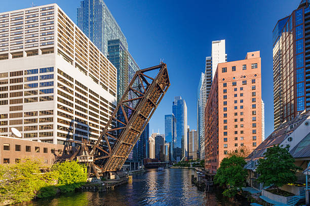 istock Scenic view of downtown Chicago during sunset 2220220808