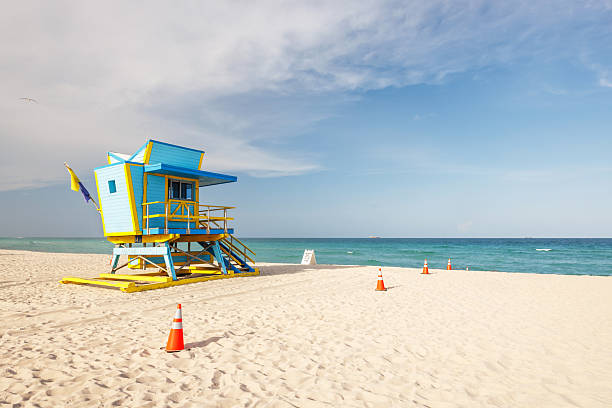 istock Colorful lifeguard tower on Miami Beach 2220221598
