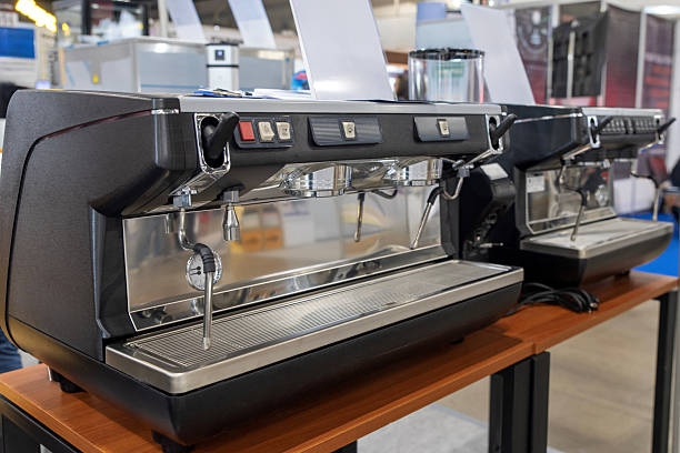 istock Professional espresso machines with steam wands 2220227609