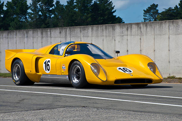 Christchurch New Zealand -  February 06, 2016: Vintage Chevron B16 from 1975  at a classic and vintage car event at Christchurch New Zealand.