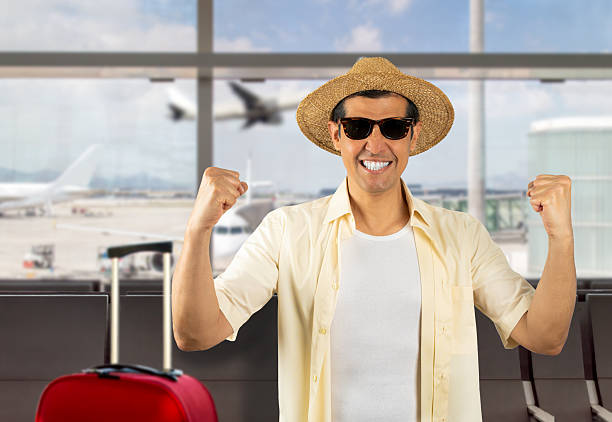 istock Happy man ready to travel 2220241431