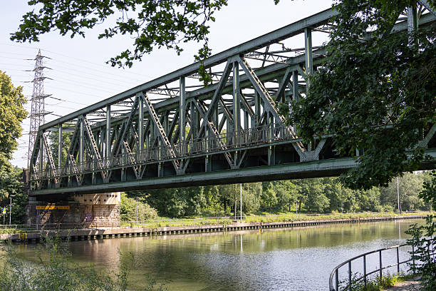 istock steel railway bridge over the river 2220245045