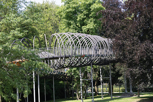 istock steel persons bridge over the river 2220245101