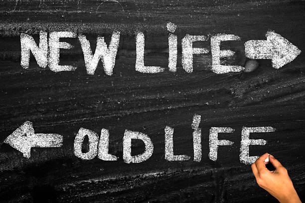 Old or new life .Future past goals success decision change