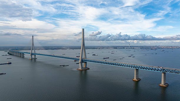 istock The scenery under the Yangtze River Bridge 2220252597