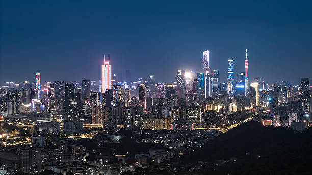 istock Guangzhou cityscape at night 2220256913